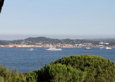 Saint Tropez à partir de Mas de Guerrevieille